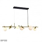 Подвесная люстра iLamp 2134-6L BR+MBK GOLDEN