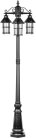 Наземный фонарь Oasis Light 81509B Bl CAIOR 1