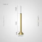 Подвесной светильник RANDOR Размер M. Цвет золото матовое. 3500K Lampatron 8682-24297