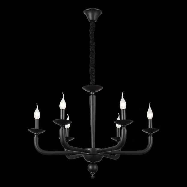 Люстра подвесная Черный E14 6*40W ST Luce SL1114.403.06 FORTEZA