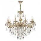 Люстра с хрустальными подвесками Bohemia Ivele Crystal AL79101/10/250 B GW AL7901
