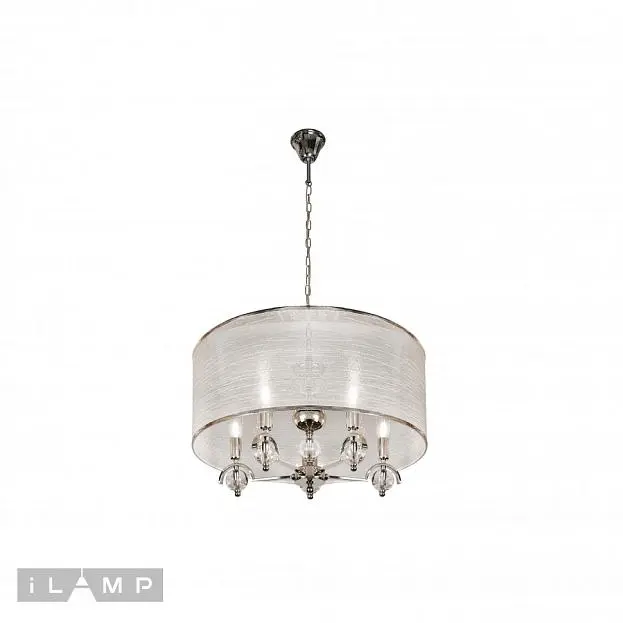 Подвесная люстра iLamp Chelsea P2400-5 Nickel Подвесная люстра iLamp Chelsea P2400-5 Nickel