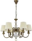 Подвесная люстра Newport 3106/C black brass без абажуров 3100
