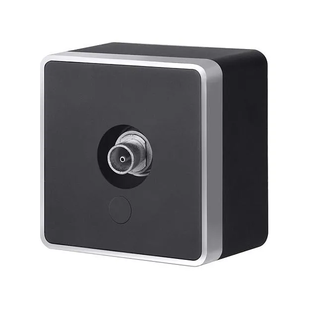 Розетка тв оконечная werkel w5083034 накладные механизмы gallant черный с серебром a051158
