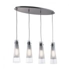 Подвесной светильник Ideal Lux 023038 KUKY SP4 TRASPARENTE