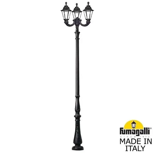 Парковый фонарь FUMAGALLI TABOR OFIR/RUT 3L E26.205.R30.AXF1R Парковый фонарь FUMAGALLI TABOR OFIR/RUT 3L E26.205.R30.AXF1R