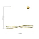 Светильник подвесной Латунь/Прозрачный LED 1*25W 3000K ST-Luce SL6205.323.01 ELICA