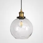 Подвесной Светильник Loft Clear Glass Sphere Cloche 191634-22 ImperiumLoft