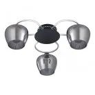 Люстра потолочная с плафонами Arte Milano 321508/3 CR+BK Amalfi