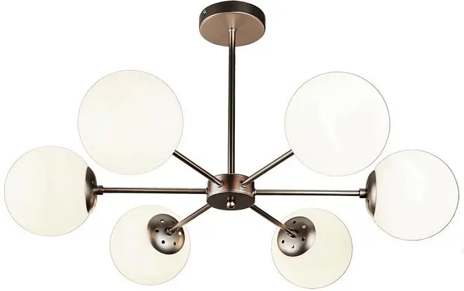 Потолочная люстра Escada 2110/6P Nickel Ethereal Потолочная люстра Escada 2110/6P Nickel Ethereal