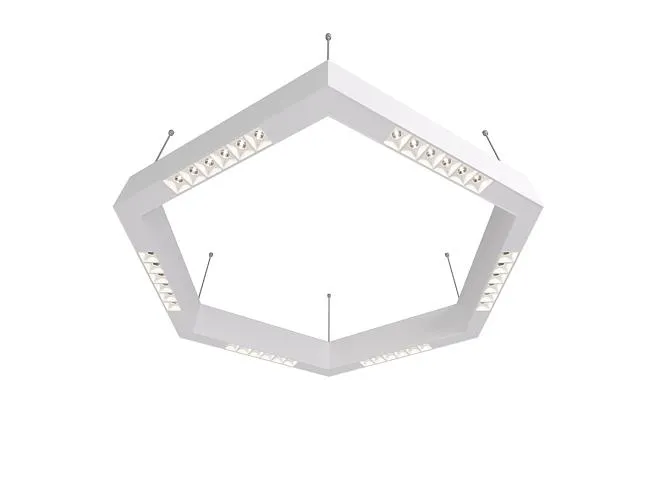 Подвесной светодиодный светильник 0,7м 36Вт 48° Donolux dl18515s111w36.48.700ww Eye-hex Подвесной светодиодный светильник 0,7м 36Вт 48° Donolux dl18515s111w36.48.700ww Eye-hex