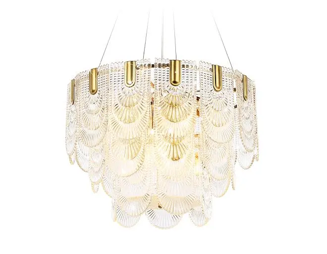 Подвесная люстра Ambrella light TR5388/12 GD/FR