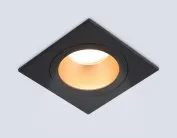 Встраиваемый светильник Ambrella light TN102829 BK/GD черный/золото GU5.3 92*92*50