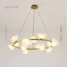 Кольцевые люстры и светильники VINSENT 15 ламп Lampatron 8138-23583