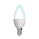 Лампочка светодиодная Uniel LED-C37 7W/4000K/E14/FR/DIM PLP01WH картон