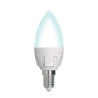 Лампочка светодиодная Uniel LED-C37 7W/4000K/E14/FR/DIM PLP01WH картон