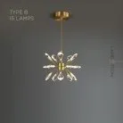 Подвесной светильник GLORIOLE ONE Тип B. 15 источников Lampatron gloriole-one-b-15 9125-25972