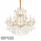 Светильник подвесной iLamp 6071-18 GD+CL Diamond