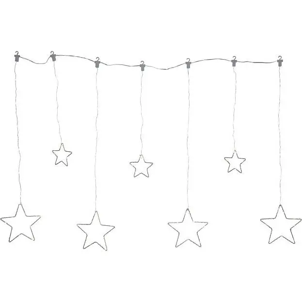 Светодиодная елочная гирлянда Eglo 411385 DEW DROP STARS Светодиодная елочная гирлянда Eglo 411385 DEW DROP STARS