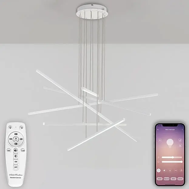 Подвесной светильник светодиодный Natali Kovaltseva LED LAMPS 81106/6C Line Подвесной светильник светодиодный Natali Kovaltseva LED LAMPS 81106/6C Line