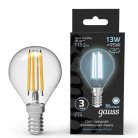 Лампа светодиодная Gauss 105801213 E14 13W 4100K прозрачная Filament
