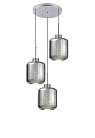 Подвесной светильник Lumina Deco LDP 6811-3 RD CHR Alacosmo