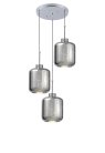 Подвесной светильник Lumina Deco LDP 6811-3 RD CHR Alacosmo
