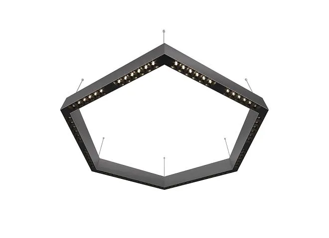 Подвесной светодиодный светильник 0,9м 72Вт 48° Donolux dl18515s111а72.48.900bb Eye-hex Подвесной светодиодный светильник 0,9м 72Вт 48° Donolux dl18515s111а72.48.900bb Eye-hex