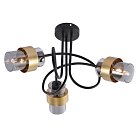 Потолочная люстра Escada 1139/3P Black/Gold Hurricane