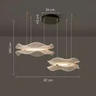 Подвесной светильник FLOWER AIRY Тип B. Размер M Lampatron 8366-22891