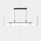 Реечный, рядный светильник HARALD Размер M. Цвет Черный Lampatron 5892-15627