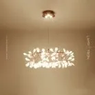 Кольцевые люстры и светильники LEAVES R Ø 105 см (135 LED). С подсветкой в чаше. Lampatron 2163-3745