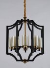 Подвесная люстра Lumina Deco LDP 1224-8 BK+MD VIGATTO