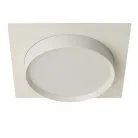 Светильник встраиваемый  Feron 51358 DL506 потолочный GX53 белый квадрат