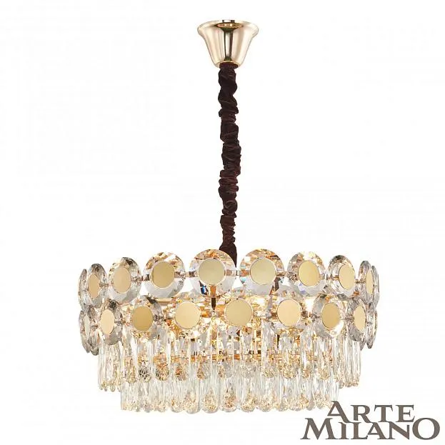 Подвесная люстра Arte Milano 97188.D550.H260.E14.12 G AM-99486 Подвесная люстра Arte Milano 97188.D550.H260.E14.12 G AM-99486