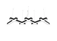 Подвесной светодиодный светильник 115Вт 4000K Donolux dl155x46nw115 ral9005 spec Patten