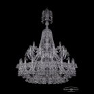Люстра хрустальная Bohemia 1409/20+10+5/400/XL-152/2d Ni