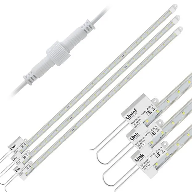 Светильник для растений Uniel ULY-P90-10W/SPFR/K IP65 AC220V CLEAR KIT09 Светильник для растений Uniel ULY-P90-10W/SPFR/K IP65 AC220V CLEAR KIT09