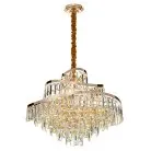 Люстра хрустальная подвесная Золото Citilux CL315162