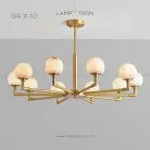 Люстра NANCY 10 ламп Lampatron 5293-13549
