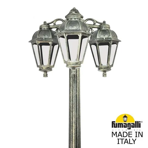 Садово-парковый фонарь FUMAGALLI GIGI BISSO/SABA 3L DN K22.156.S30.BXE27DN Античная бронза