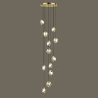 Подвесной светильник Delight Collection MD24001033-12A gold/clear