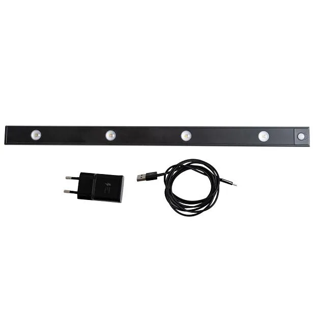 Точечный светильник Uniel ULI-F50-5W/4000K SENSOR IP40 BLACK