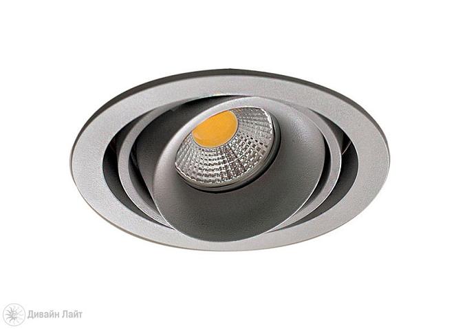 Встраиваемый светильник Donolux DL18615/01WW-R Silver Grey/Black