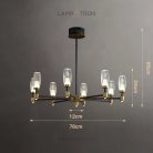 Люстра HELIUM A 8 плафонов Lampatron 8270-22537