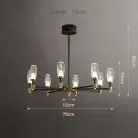 Люстра HELIUM A 8 плафонов Lampatron 8270-22537