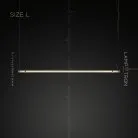 Реечный, рядный светильник DOROTHY Размер L Lampatron 6539-17851