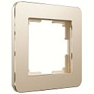 Рамка на 1 пост Werkel W0012611 Platinum шампань a059210