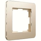 Рамка на 1 пост Werkel W0012611 Platinum шампань a059210