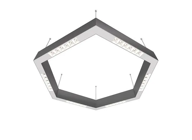 Подвесной светодиодный светильник 0,7м 36Вт 34° Donolux dl18515s111а36.34.700ww Eye-hex Подвесной светодиодный светильник 0,7м 36Вт 34° Donolux dl18515s111а36.34.700ww Eye-hex